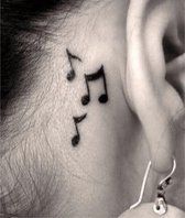 Tattoo Muziek Noten|Nep Tattoo|Plak Tattoo|Cabantis|Festival