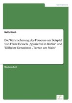 Die Wahrnehmung des Flaneurs am Beispiel von Franz Hessels "Spazieren in Berlin" und Wilhelm Genazinos "Tarzan am Main"
