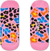 Happy Socks Liner Leopard Kousevoetje - Roze - Maat 41-46