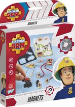 Brandweerman Sam - zelf magneten maken - Totum knutselset - creatief speelgoed