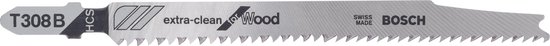 Bosch - Decoupeerzaagblad T 308 B Extraclean for Hard Wood - 3 stuks
