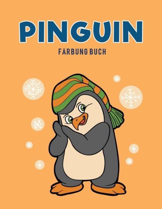 Pinguin Färbung Buch - cover