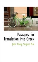 Passages for Translation Into Greek