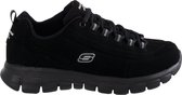 Skechers Synergy-Trendsetter Fitness Schoenen - Fitnessschoenen - Vrouwen - Maat 40 - Zwart/ Zilver