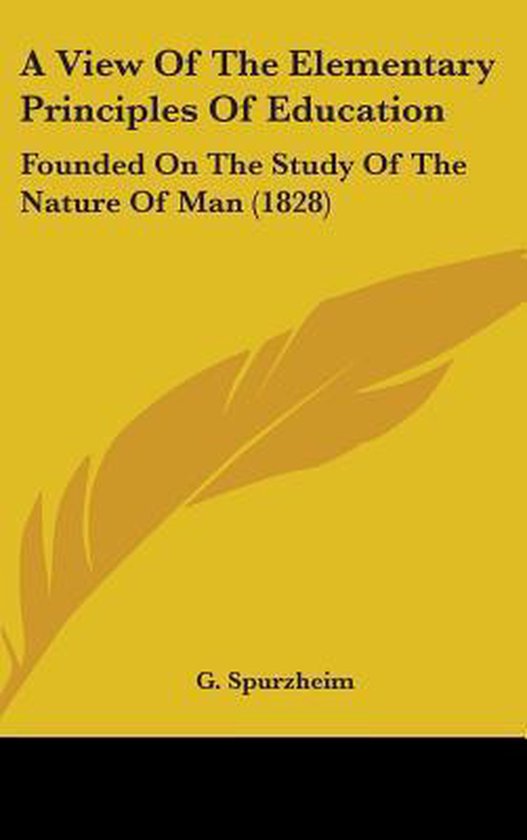 A View of the Elementary Principles of Education - cover
