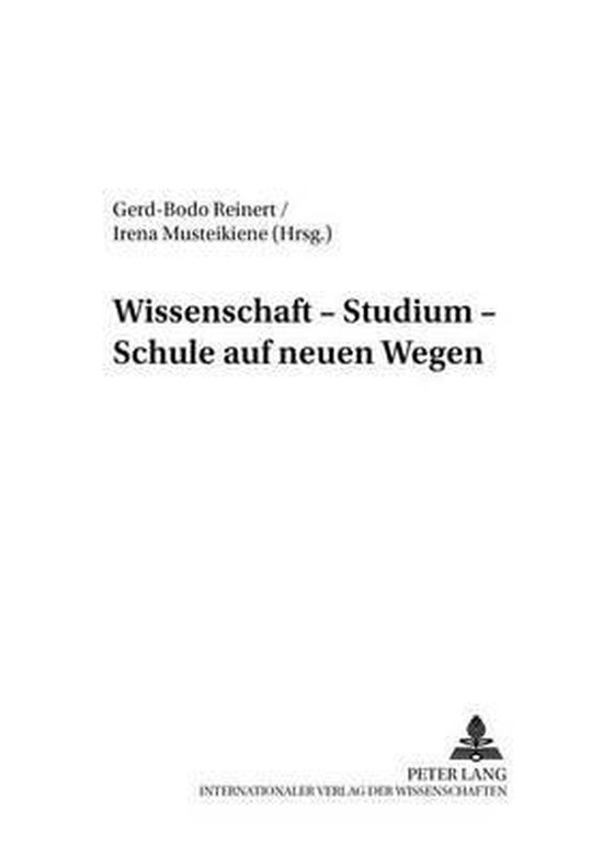 Wissenschaft - Studium - Schule auf neuen Wegen - cover