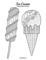 Ice Cream Coloring Book for Grown-Ups 1