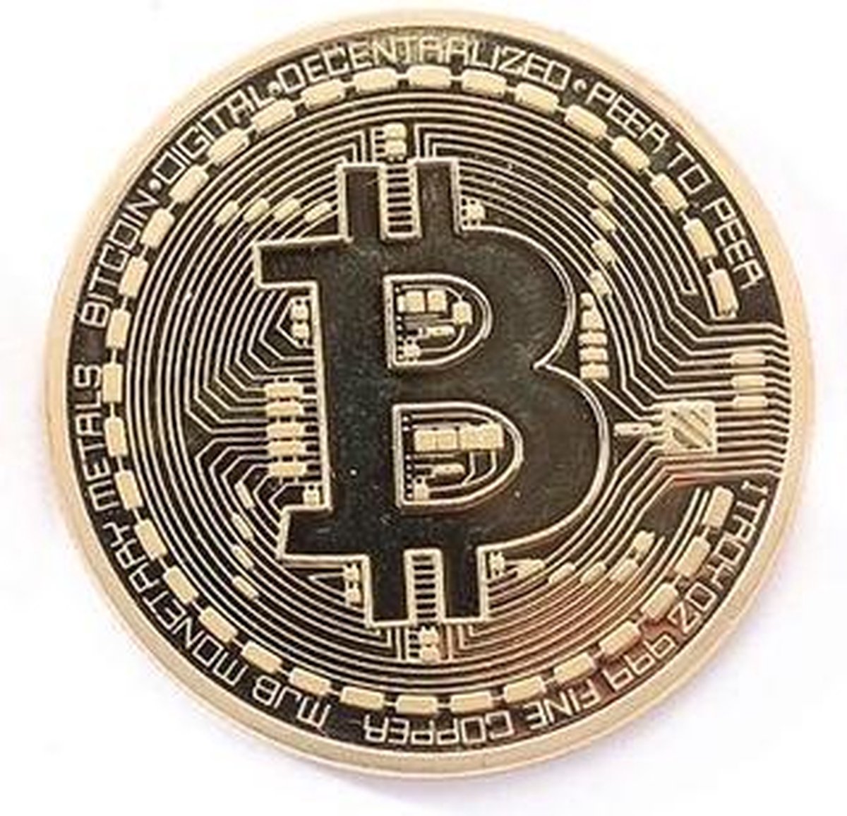 Bol Gouden Bitcoin Munt 40mm bol-gouden-bitcoin-munt-40mm