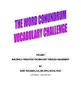 The Word Conundrum Vocabulary Challenge