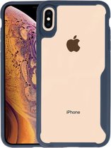 Navy Focus Transparant Hard Cases iPhone XS Maxy