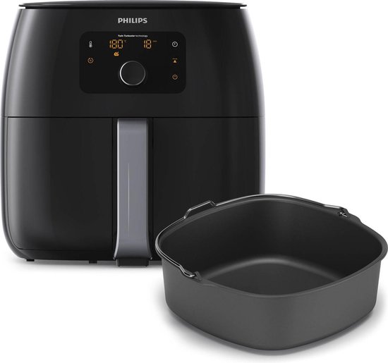 Philips Airfryer XXL Premium HD9653/90 - Hetelucht friteuse met bakvorm - Zwart