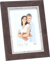 Deknudt Frames fotolijst S45VY2 - bruine houttint - voor foto 30x30 cm