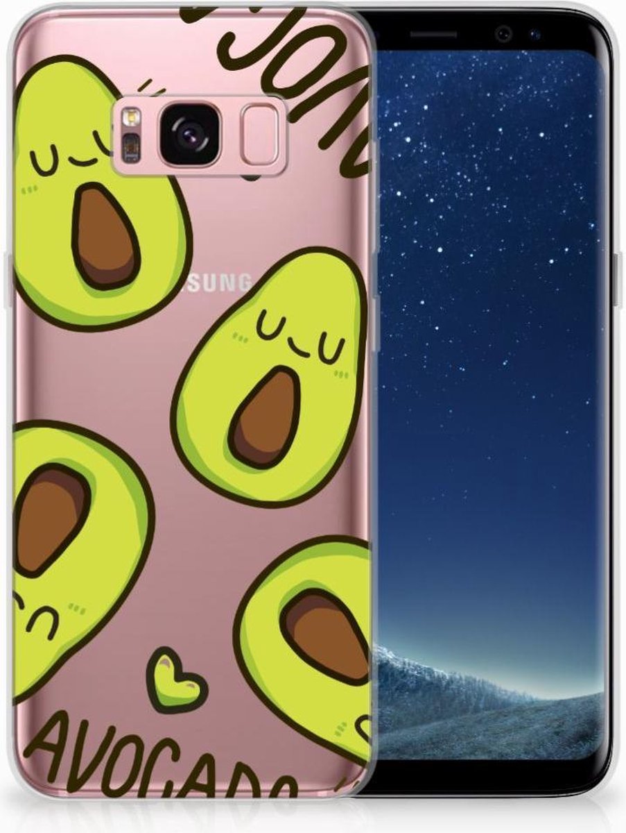 Samsung Galaxy S8 Telefoonhoesje met Naam Avocado Singing