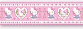 Hello Kitty Zelfklevende Behangrand Hartjes