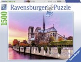 Ravensburger puzzel Pitoreske Notre Dame - Legpuzzel - 1500 stukjes