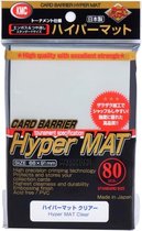 KMC Hyper MAT Clear Transparant Standaard Maat Card Sleeves (80 hoesjes)