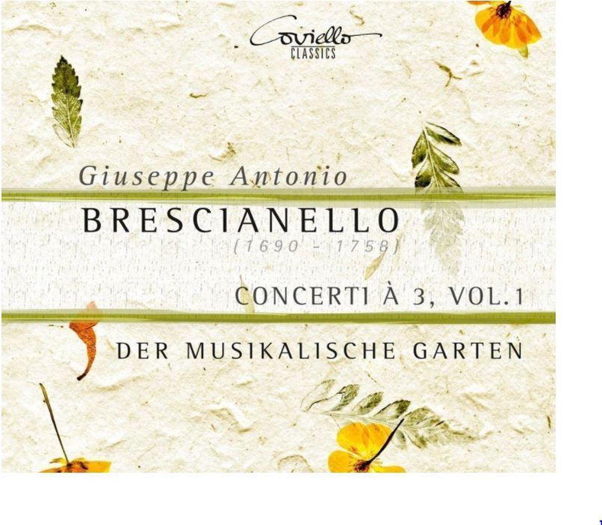 Giuseppe Antonio Brescianello: Concerti à 3, Vol. 1