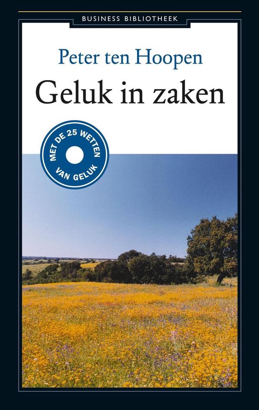 Cover van het boek 'Geluk in zaken' van P. ten Hoopen