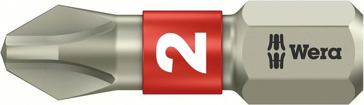 "Bit 1/4"" DIN3126 C6,3 PH2x25mm roestvrij Wera"