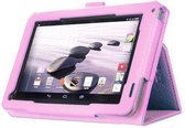 Acer Iconia Tab B1-720 Leather Stand Case Roze Pink
