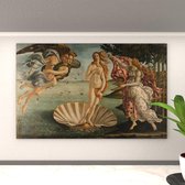 Textielframe met textielprint - De geboorte van Venus door Sandro Botticelli - 270(b)x 170(h)cm
