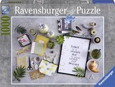Ravensburger puzzel Start Living Your Dream - Legpuzzel - 1000 stukjes
