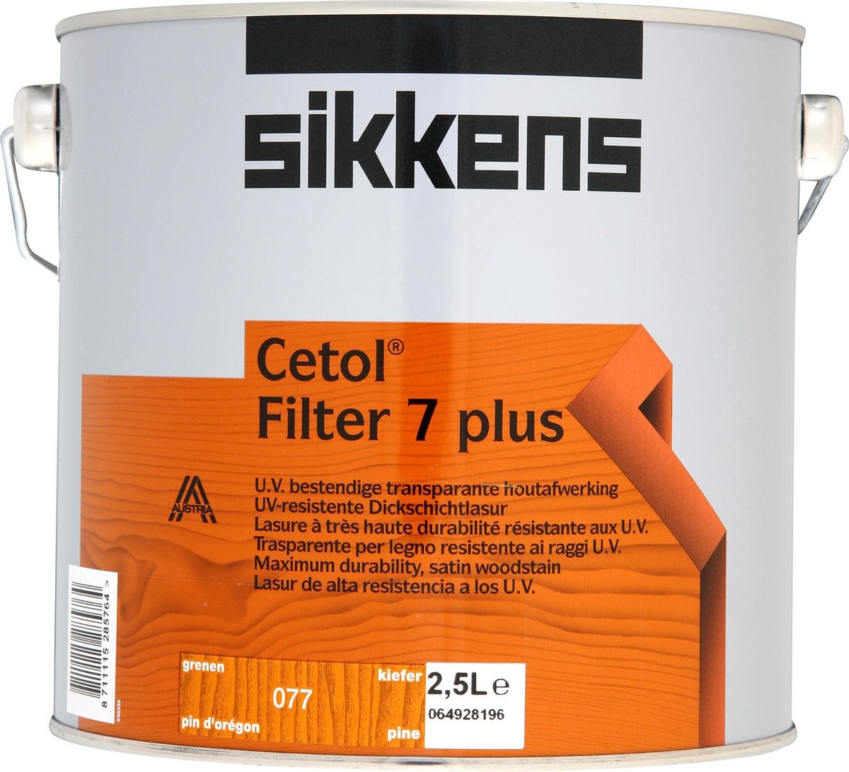 Sikkens Cetol Filter 7 Plus - 077 - Grenen - 2,5 l - 16 m²/l