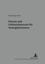 Patente und Gebrauchsmuster für Staatsgeheimnisse