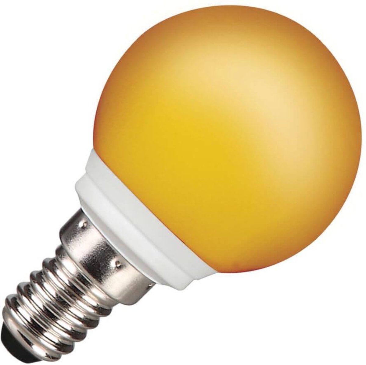 schrijven Kantine interferentie Kogellamp LED oranje 0.5W (vervangt 5W) kleine fitting E14 | bol.com