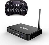 T8 PRO 4K Android TV Box s905 Kodi 16.1 Android 5.1 - 2GB 8GB  + GRATIS Rii i8 ZWART WIRELESS KEYBOARD AIRMOUSE