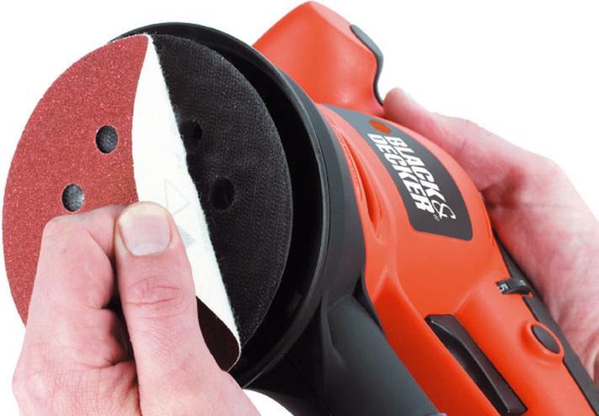 BLACK+DECKER 480W excentrische schuurmachine - KA191EK-QS – foto 6