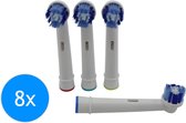 Opzet tandenborstels - Opzetborstels passend op Oral B - SB-20A - 8 stuks