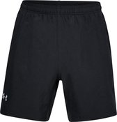 Under Armour Speed Stride 7inch Woven Sportshort - Heren - Maat XL - Zwart