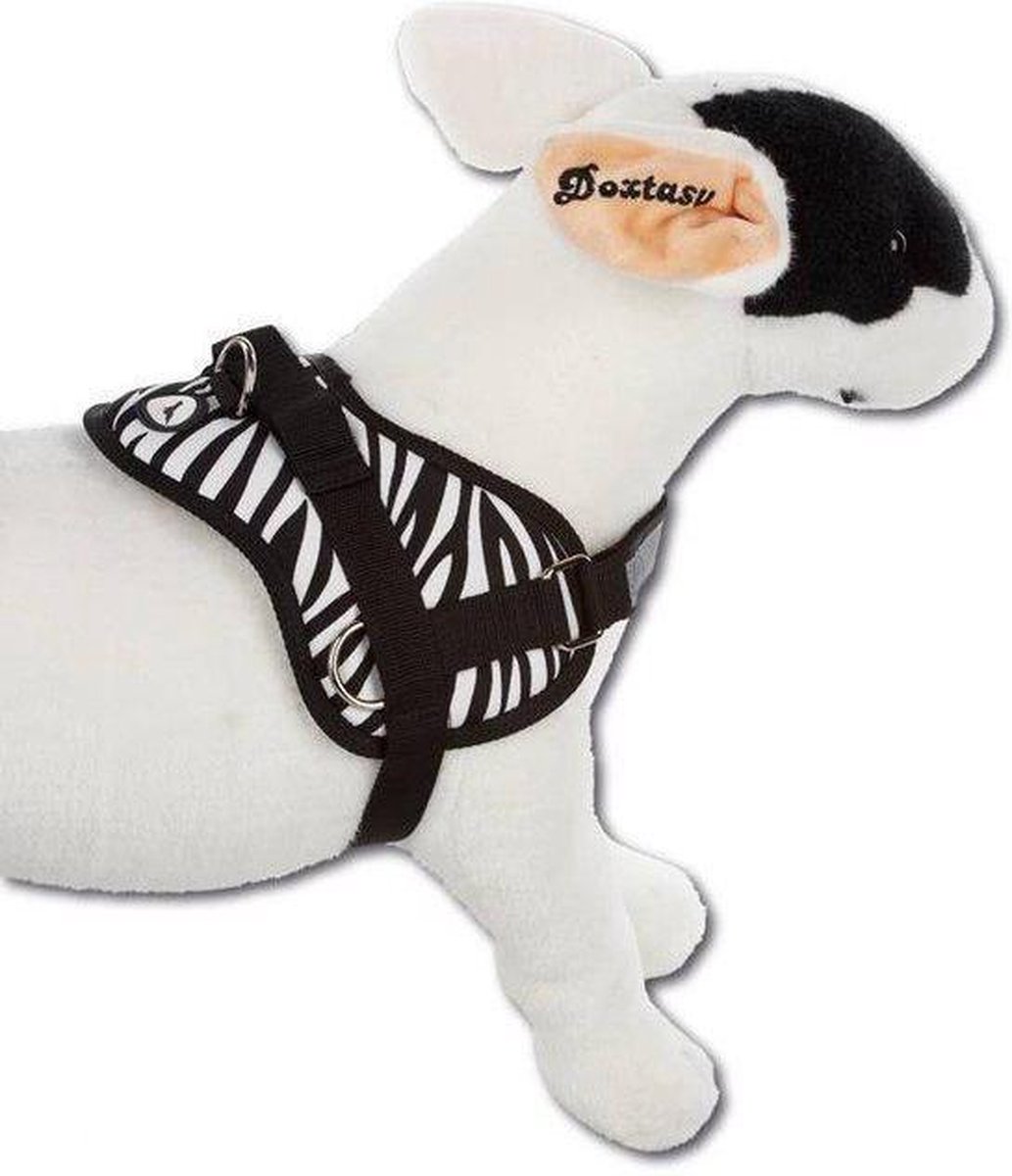 Doxtasy Tuigje Hondentuig Survival harness Zebra Maat XL