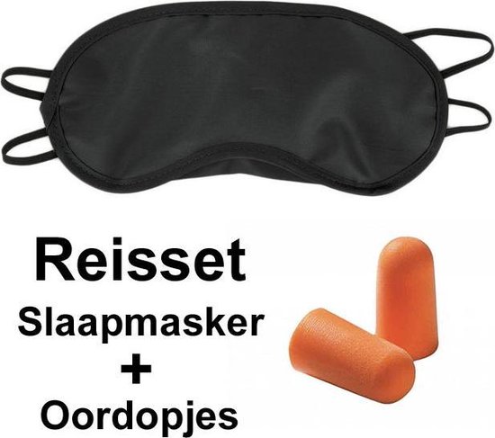 Oogmasker- Reisset - Slaapmasker + Oordopjes