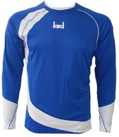 KWD Shirt Nuevo lange mouw - Kobaltblauw/wit - Maat L