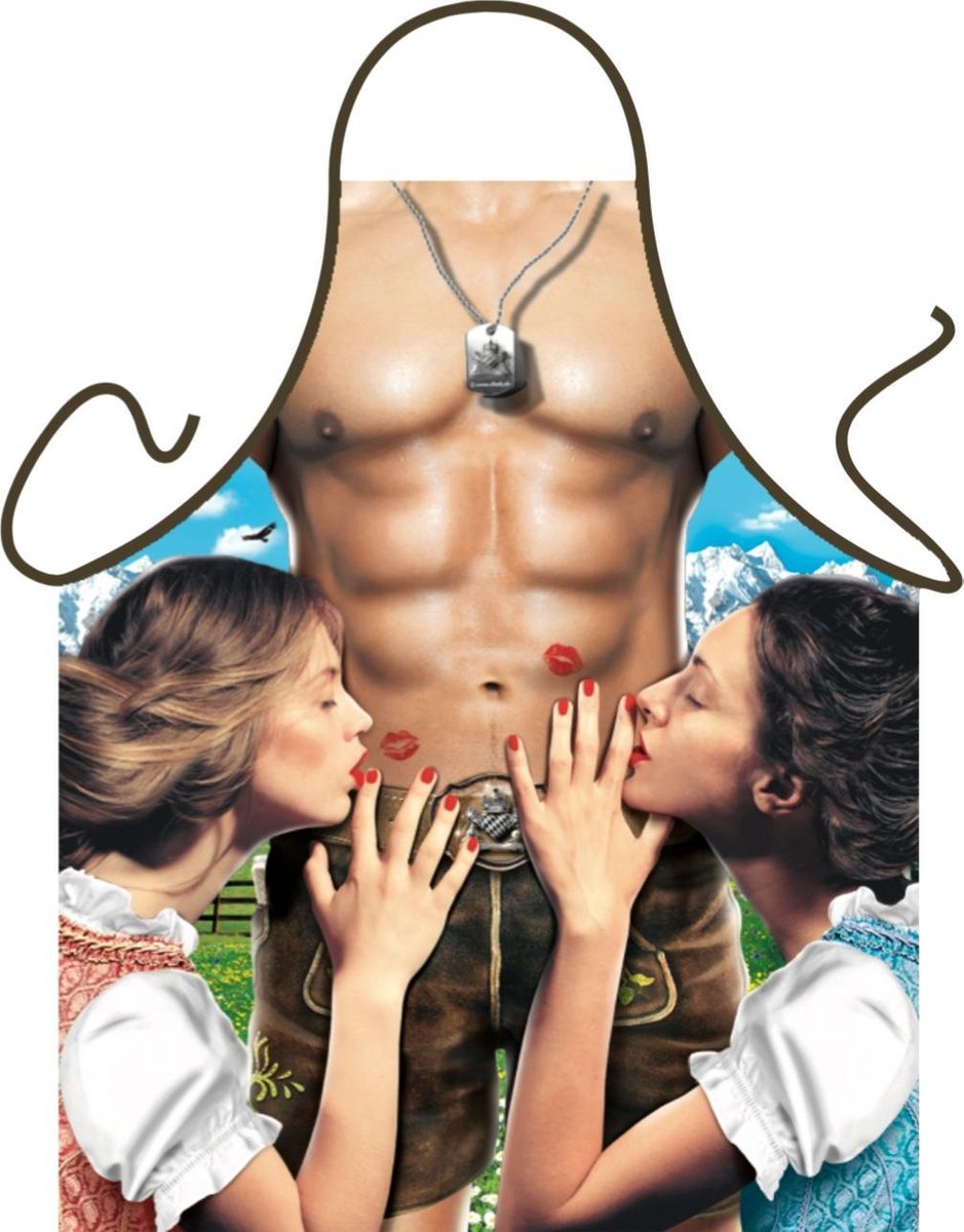 Alpen-Pascha - Sexy Grappig Leuk Tirol Tiroler Schort Keukenschort