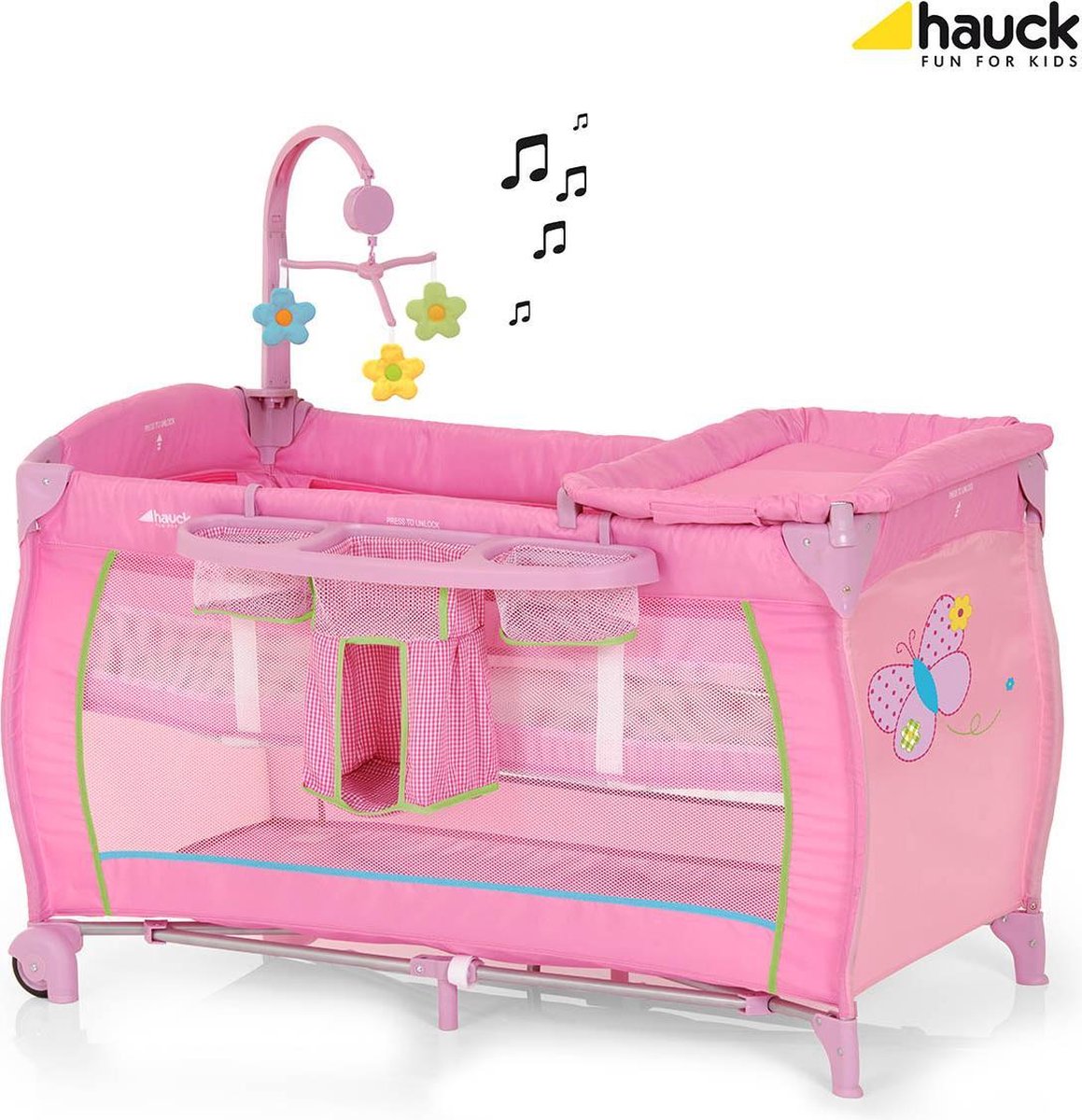 Prenatal Ledikant met houten spijlen - Babykamer - White - Afmeting