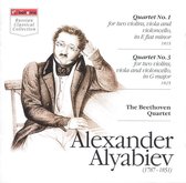Alexander Alyabiev: Quartet No. 1; Quartet No. 3