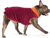 Goldpaw - Double Fleece Pullover - Extra Warme Rekbare Hondenjas/Hondentrui  -  Garnet/Pumpkin - Maat 22 (15-30kg)