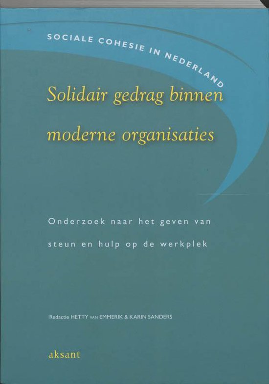 Solidair gedrag binnen moderne organisaties