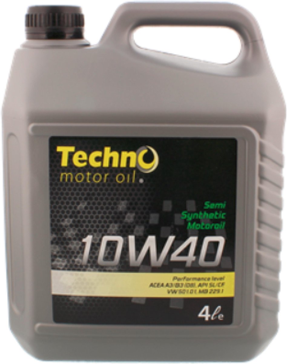 Techno Multigrade Motorolie | Auto | Olie | 4 Liter | 10W-40 | bol.com