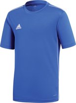 adidas Core18 Jersey Junior Sportshirt - Maat 164  - Unisex - blauw