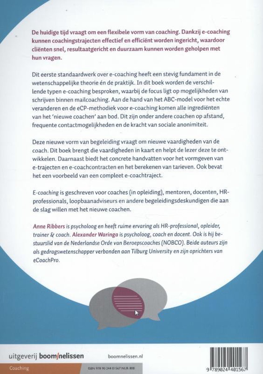 E-coaching - back cover