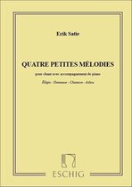 Quatre Petites Melodies Pour Chant Et Piano