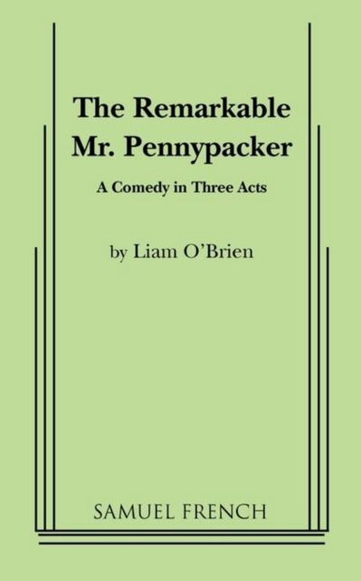 Boek: The Remarkable Mr. Pennypacker, A Comedy in Three Acts, door Liam O'Brien, Samuel French