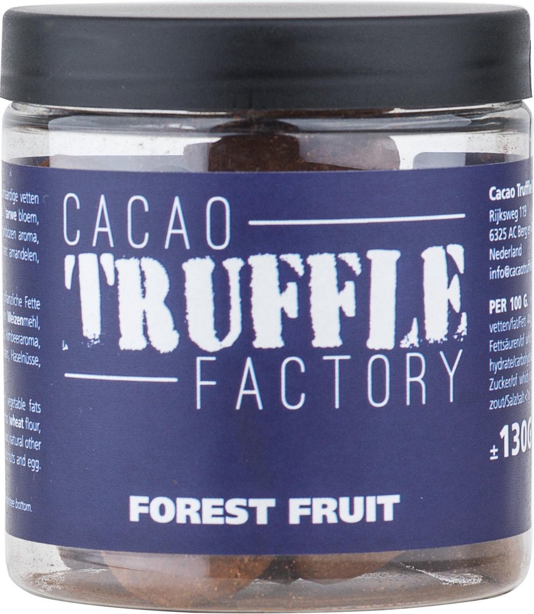 Chocolate Company Cacao Truffle Factory Forest Fruit 2 x 130g Chocolade Truffels (Duopack) - Chocolate Company