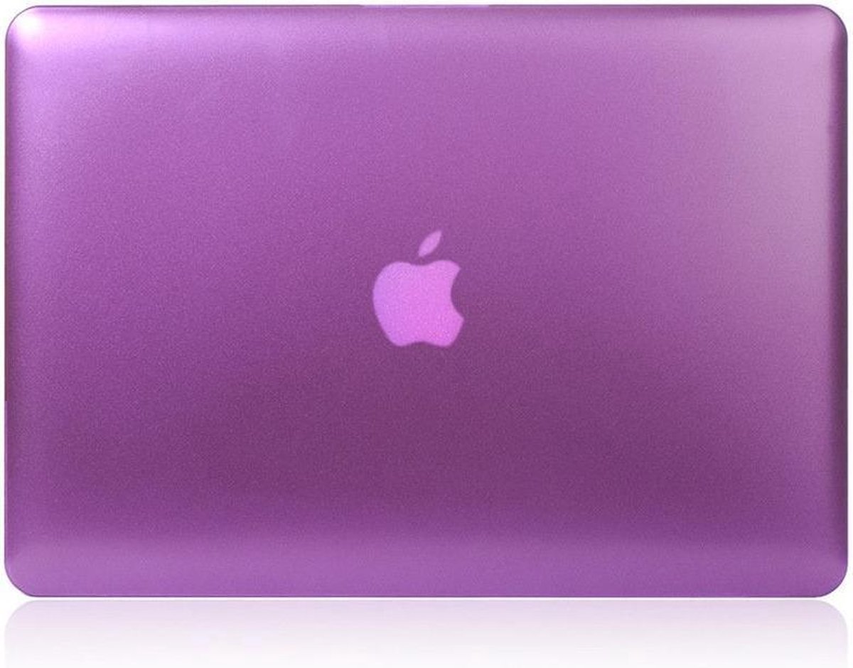 Macbook Case voor MacBook Retina 13 inch uit 2014 / 2015 A1425/A1502 - Laptoptas - Metallic Hard Cover - Paars