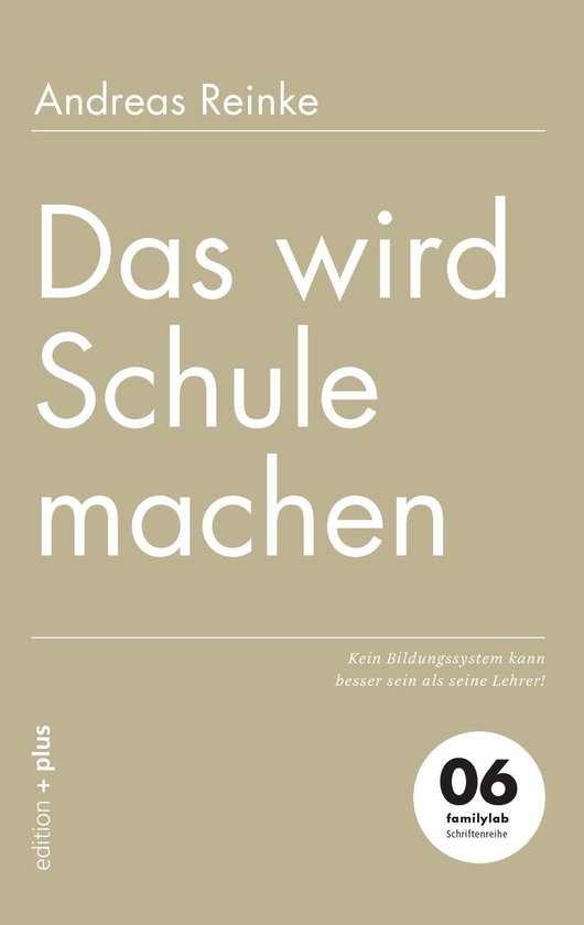 familylab-Schriftenreihe 6 - Das wird Schule machen - cover