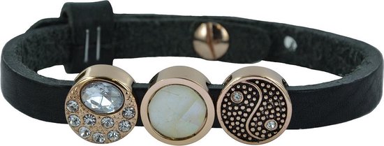 Bracciale A Serpente Argentato Quiges Per Charms, Lunghezza 18 Cm, Spessore 4,2 Mm, In Rame Placcato Argento